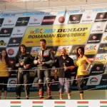 Podiumul clasei de debutanţi  GP RACER Rookies CUP 1000: 1. George Negrea / 2. Andrei Manea / 3. Andrei Novăceanu.