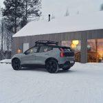 Volvo EX30 Cross Country with Swedish winter cabin
