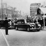 Queen And King Of Engalnd In London In 1961