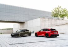 Audi RS 5: sedan și break sportiv cu sistem PHEV și 639 CP